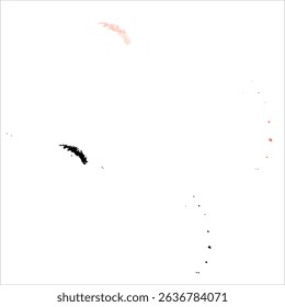 High detailed vector map. South Georgia and South Sandwich Islands.