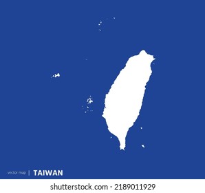 High Detailed Vector Map - Taiwan