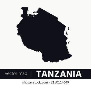 High Detailed Vector Map - Tanzania