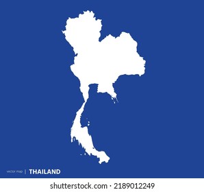 High Detailed Vector Map Thailand Stock Vector Royalty Free Shutterstock