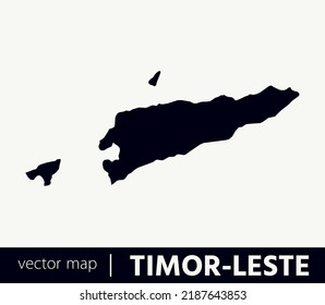 High Detailed Vector Map - Timor-Leste
