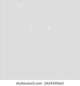 High detailed vector map. Tuvalu. Watercolor style. Banana color. Pastel yellow color.
