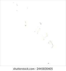 Mapa de Vector detallado. Tuvalu.