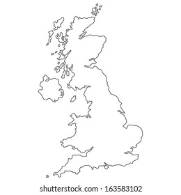 map of the uk outline Uk Outline Images Stock Photos Vectors Shutterstock map of the uk outline