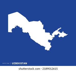 High Detailed Vector Map - Uzbekistan