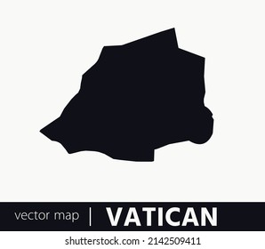 Detaillierte Vektor-Karte - Vatikanstadt