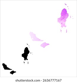 High detailed vector map. Wallis and Futuna.