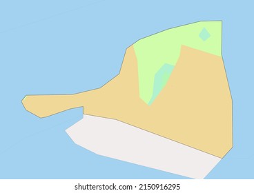 Mapa físico del vector San Martín, mapa topográfico de San Martín sobre blanco con ríos, lagos y países vecinos. Mapa vectorial adecuado para grandes impresiones y edición.