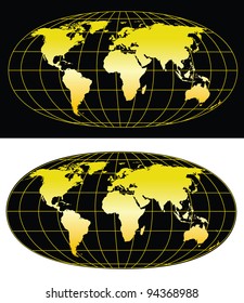 High detailed world map 5000x5774. Vector eps8. Separate layers