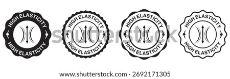 High Elasticity Badge Logo Design Set