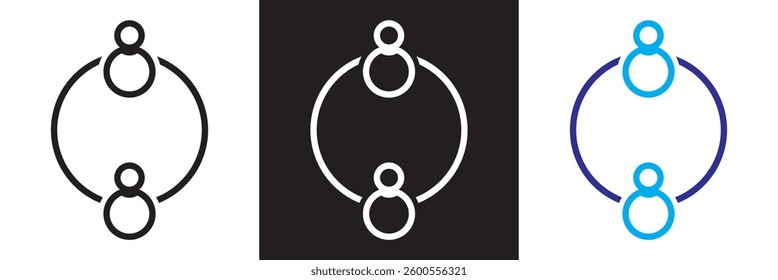 High employee turnover icon .  Vector illustration. isolated on white and black background. EPS 10