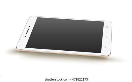 High end gold smartphone vector mockups. Can use for printing, website, presentation element and app demo on phone.
