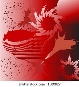 High energy abstract background.