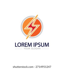 High Energy Lightning Strike Icon Featuring Bold Thunderbolt Lines for Dynamic Brand Identity