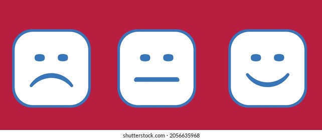 High feedback score.Internet evaluation concept.Face
Customer rating and rating concept with emoticon symbols. World mental health day. Thats a good idea.