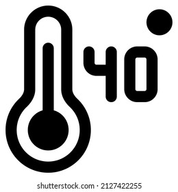 temperatura alta de fiebre de 40 grados Celsius disposición