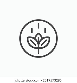 High fiber foodlinesimple icon in line style.