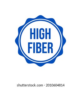High Fiber Foods Diet Icon Design Vector