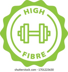 High Fibre Protein Outline Icon