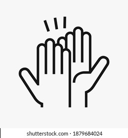 High Five Clipart Images Stock Photos Vectors Shutterstock