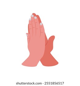 High Five Flat Icon, Vector illustration