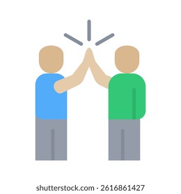 High Five Icon Element for Design
