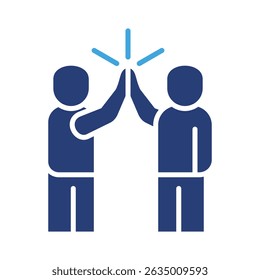 High Five Icon Element for Design