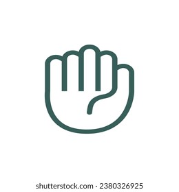 Ilustración simple de cinco iconos