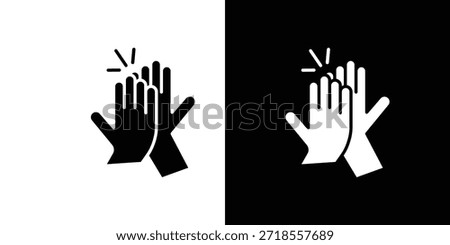 High Five icon vector illustration - high quality black style vector icons