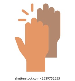 High Five icon for web, app, infographic, etc