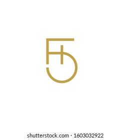 high five logo design vector template sign icon