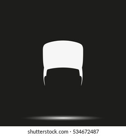 High flat top hair style for men icon.