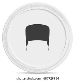High flat top hair style for men icon.