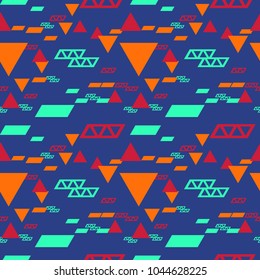 High future technology seamless pattern. Authentic design for digital and print media.