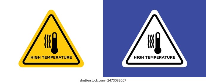 High Heat Warning Sign Prevent Burns and Heat Injuries