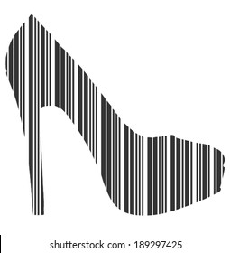High Heel Barcode Icon