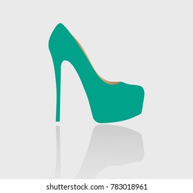 High Heel, Emerald Color