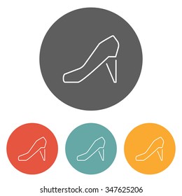high heel icon
