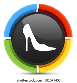 high heel icon  