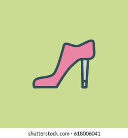 high heel icon