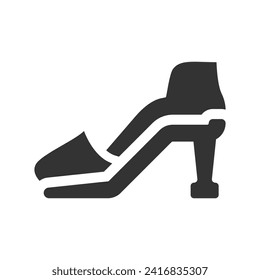 High Heel Icon, Vector Graphics