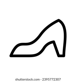 Ilustración de diseño de símbolo de vectores de tacones altos