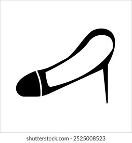 High heel sandal icon (vector illustration)