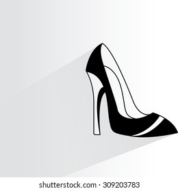 high heel shoe