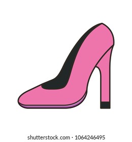 high heel shoe icon