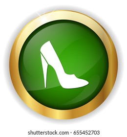 high heel shoe icon