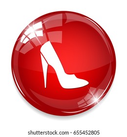 high heel shoe icon