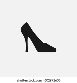 High heel shoe icon Vector.