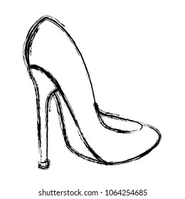 High Heel Shoe Pop Art Icon Stock Vector (Royalty Free) 1064254685 ...