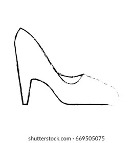 High heel shoes